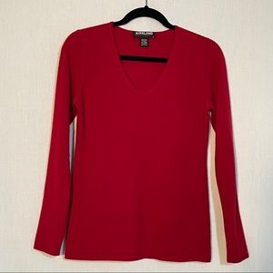 Kirkland 100% Cashmere L/S V Neck Sweater
